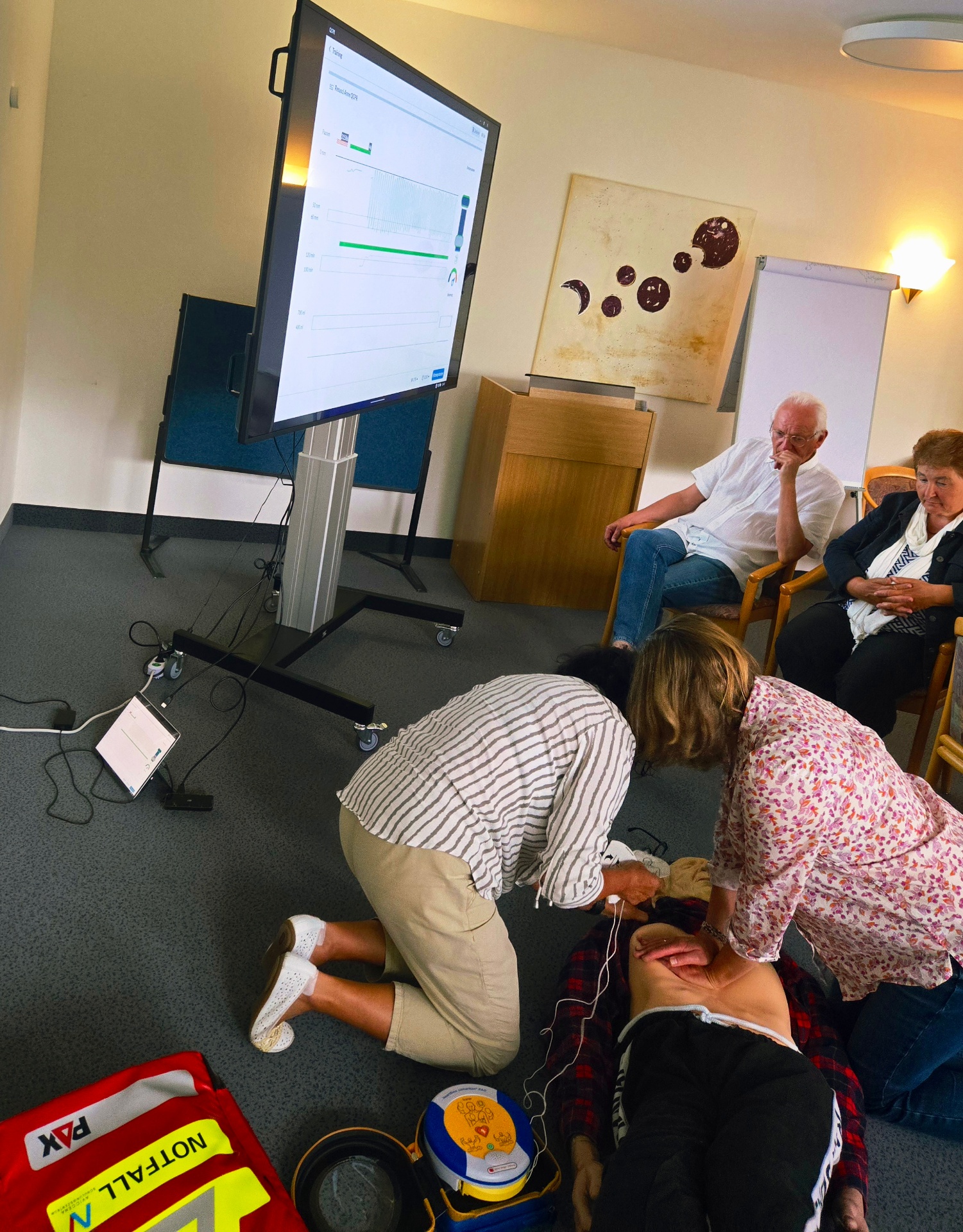 AED-Training mit Live-Auswertung der Reanimationsqualität