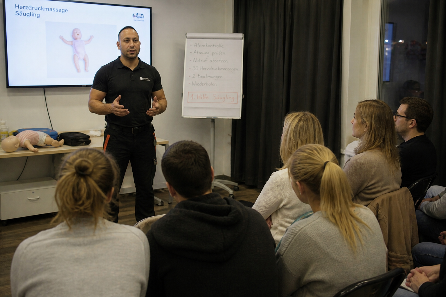 Baby-Notfalltraining für Eltern